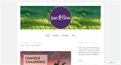 Desktop Screenshot of blog.justgive.org