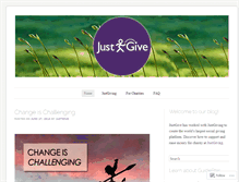 Tablet Screenshot of blog.justgive.org