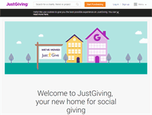 Tablet Screenshot of justgive.org